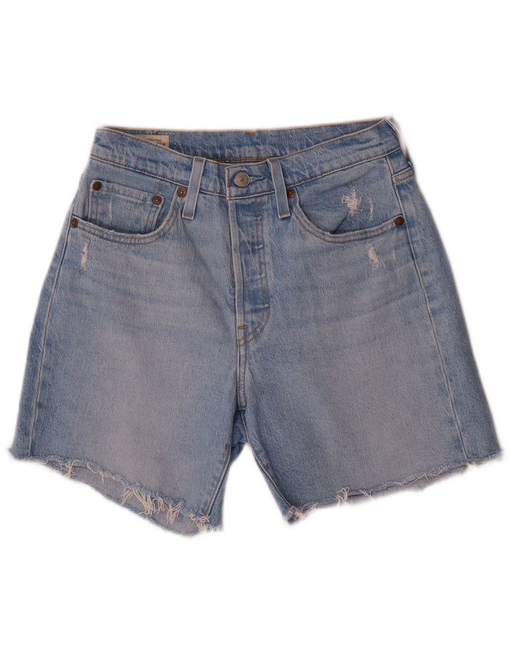 Levi's Womens 501 Denim Shorts W26 Small  Blue Cotton