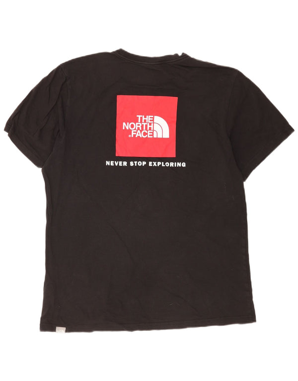 The North Face Mens Graphic T-Shirt Top Large Black Cotton