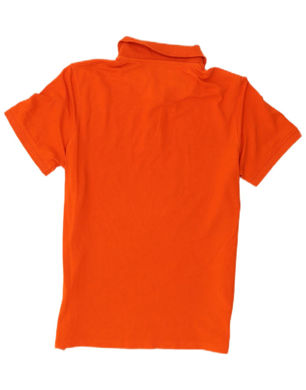 Jack & Jones Mens Short Sleeve Regular Fit Polo Shirt Small Orange Cotton