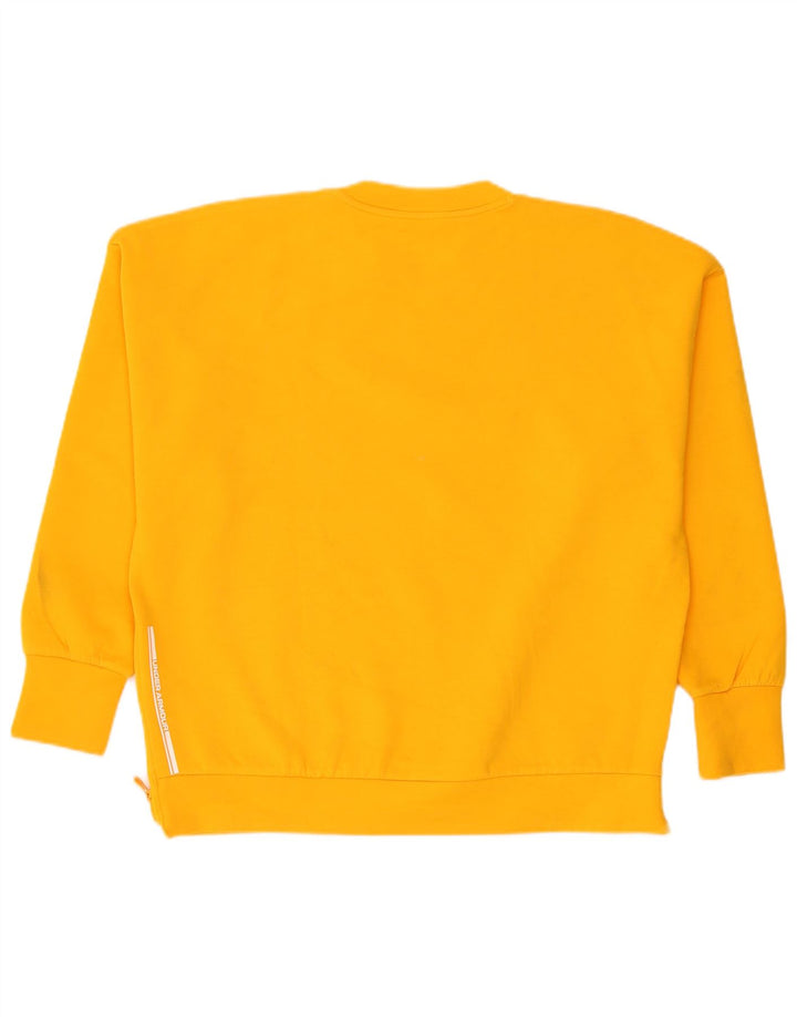 Under Armour Womens Oversized Sweatshirt Jumper UK 10 Small Orange