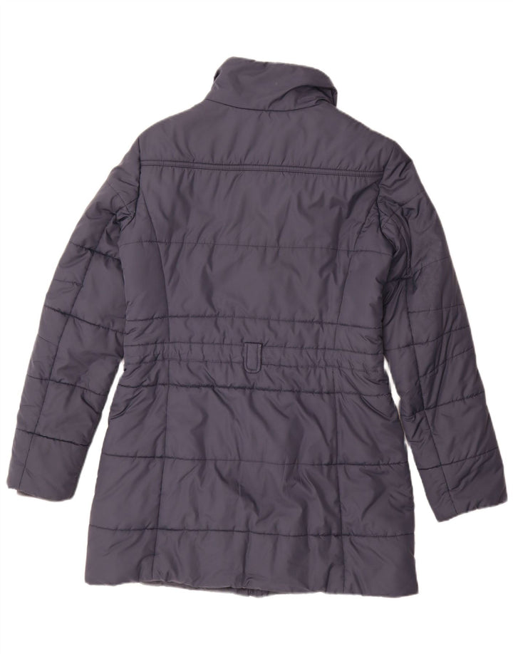 Esprit Womens Padded Coat UK 12 Medium Navy Blue
