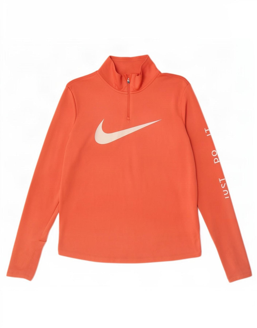 Nike Womens Dri Fit Graphic Pullover Tracksuit Top UK 16 Large Pink
