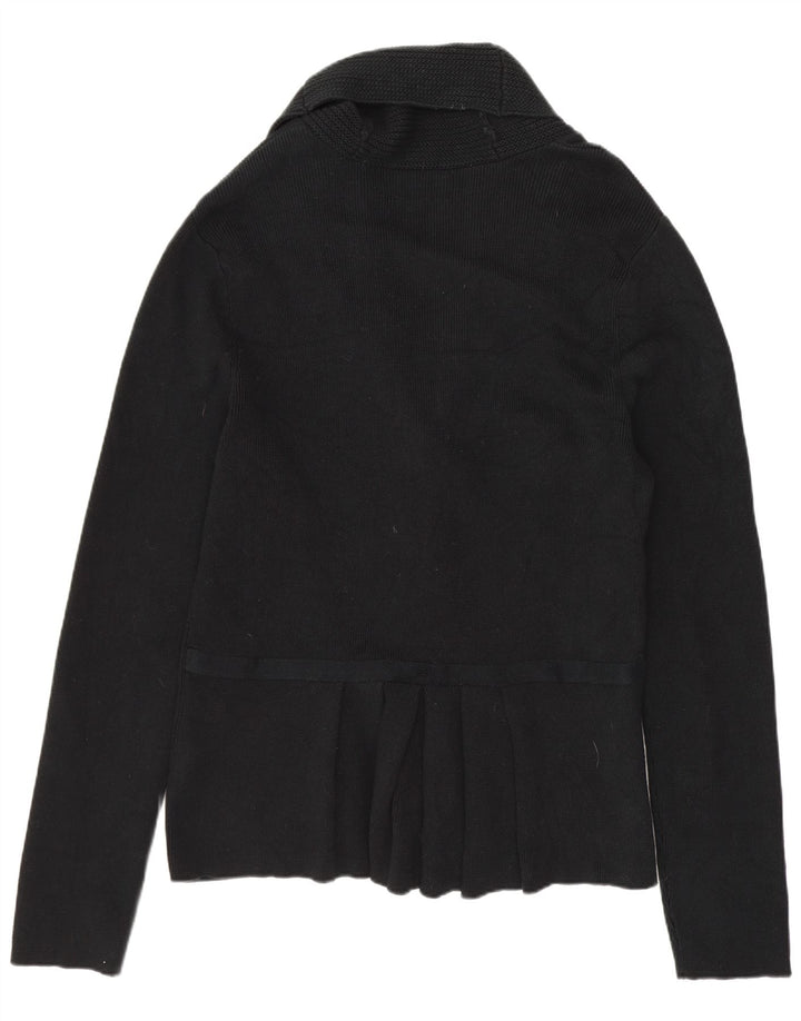 CHAPS Womens Cardigan Sweater UK 18 XL Black Cotton