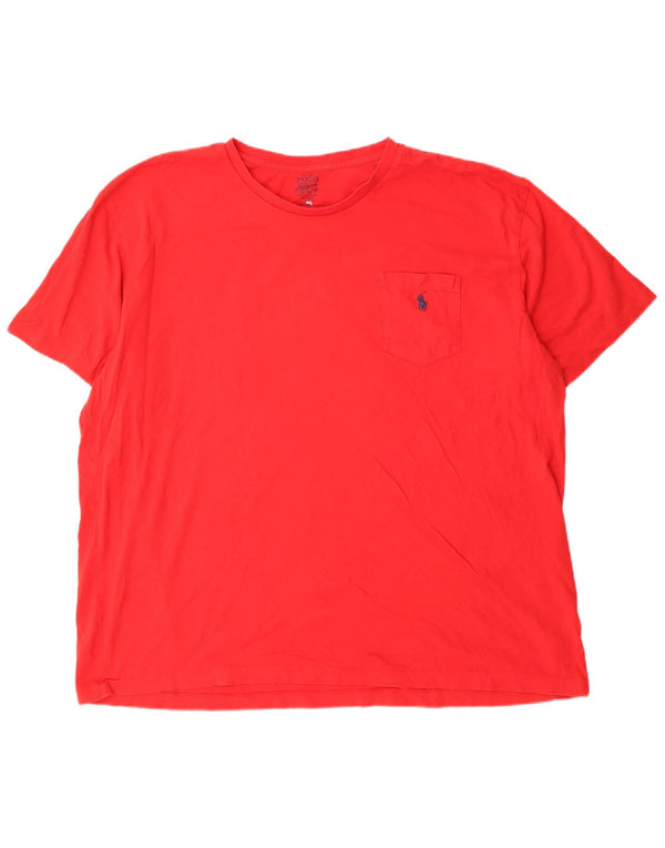 Polo Ralph Lauren Mens T-Shirt Top 2XL Red Cotton