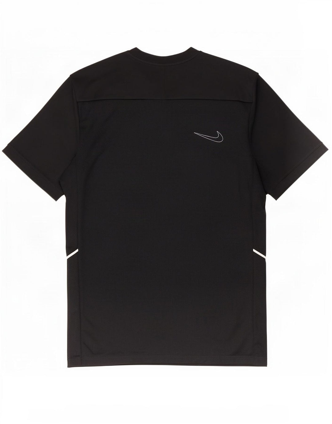 Nike Mens Dri Fit Slim T-Shirt Top Medium Black Polyester