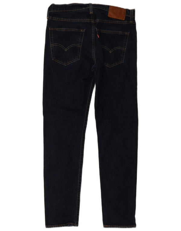 Levi's Mens 512 Slim Fit Tapered Jeans 33 L32 Navy Blue Cotton