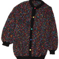 Vintage Womens Cardigan Sweater UK 14 Medium Multicoloured Flecked