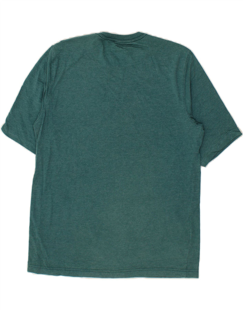 EDDIE BAUER Mens T-Shirt Medium Green Cotton Vintage Eddie Bauer and Second-Hand Eddie Bauer from Messina Hembry 