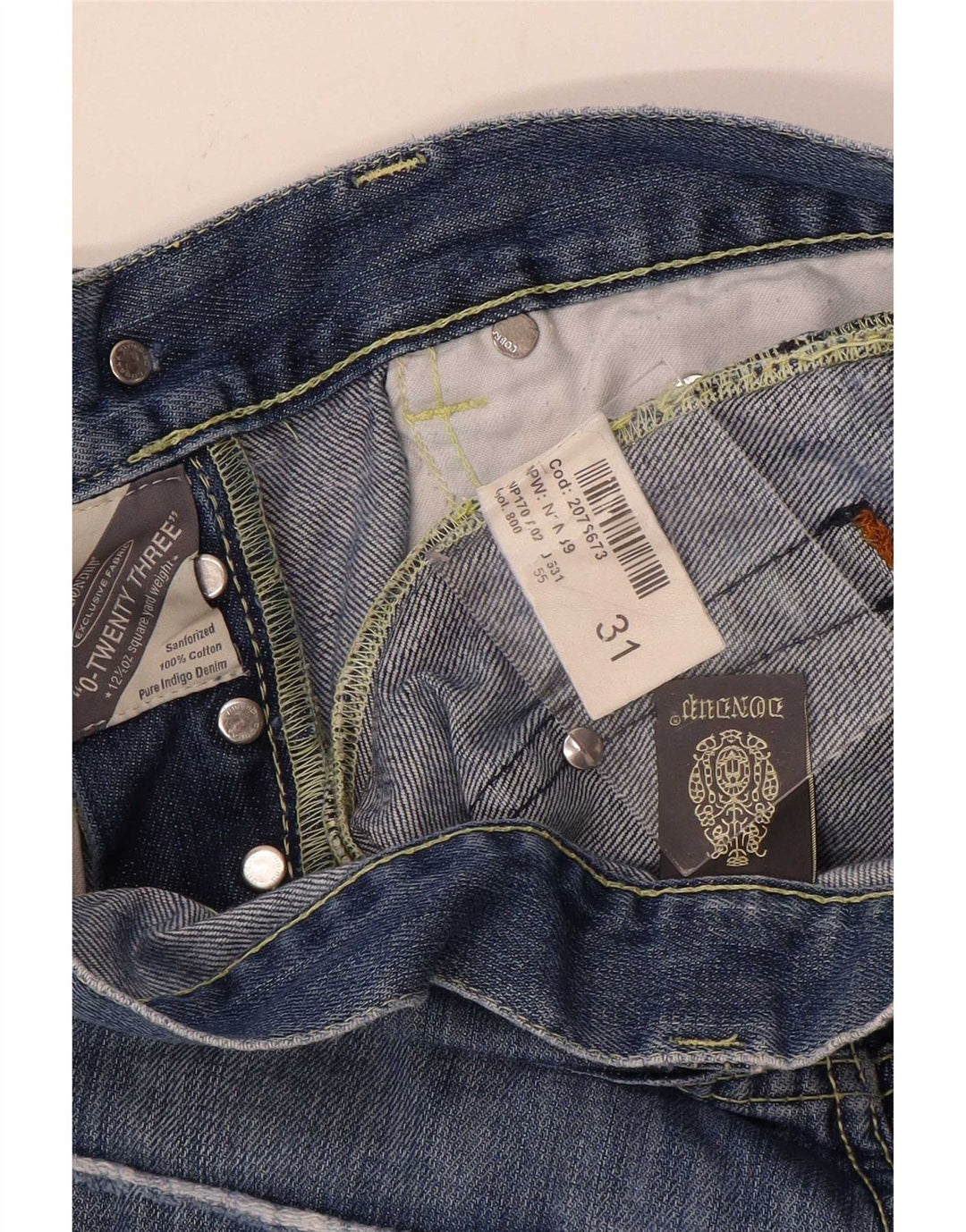 Dondup Mens Slim Jeans W31 L33 Blue Cotton