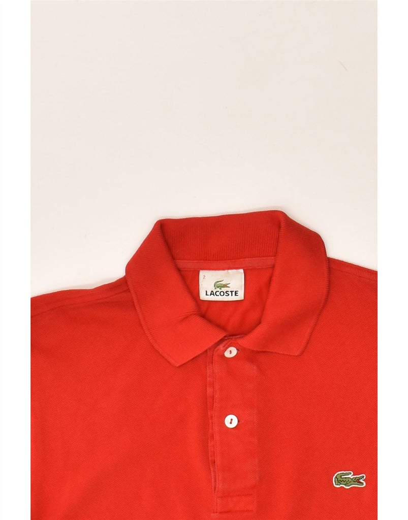 LACOSTE Mens Polo Shirt Size 2 XS Red Cotton | Vintage Lacoste | Thrift | Second-Hand Lacoste | Used Clothing | Messina Hembry 