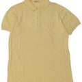 SERGIO TACCHINI Mens Polo Shirt Medium Yellow Cotton