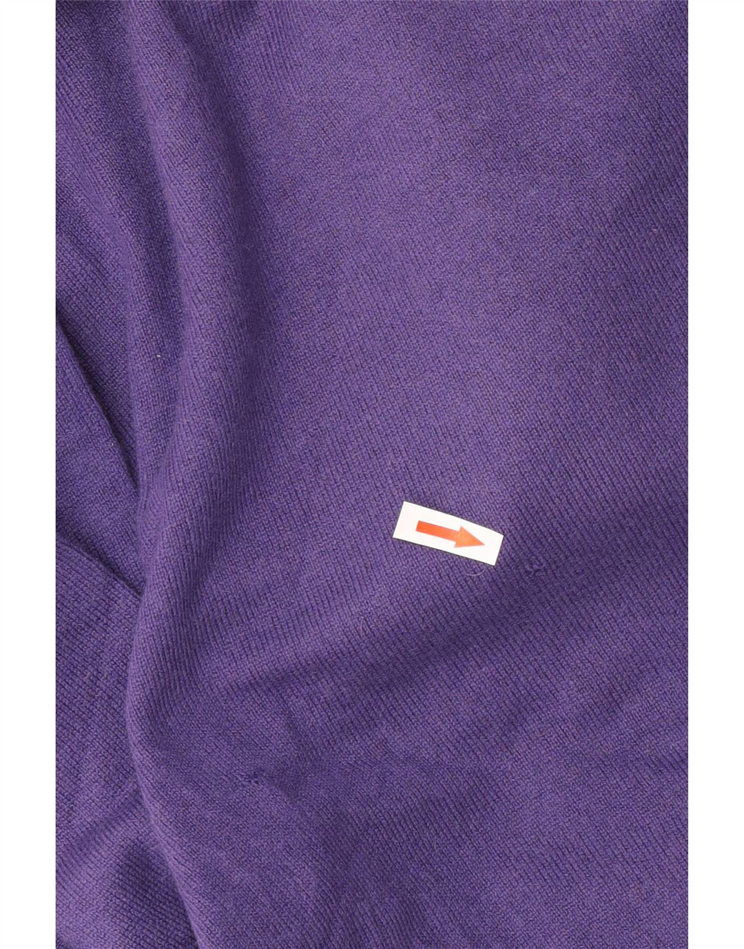 Vintage Mens Crew Neck Jumper Sweater Medium Purple Cashmere