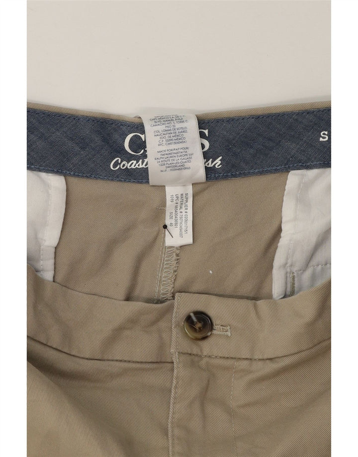 CHAPS Mens Chino Shorts W40 XL  Beige Cotton Vintage Chaps and Second-Hand Chaps from Messina Hembry 