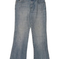 Armani Womens Bootcut Jeans W30 L29 Blue Cotton