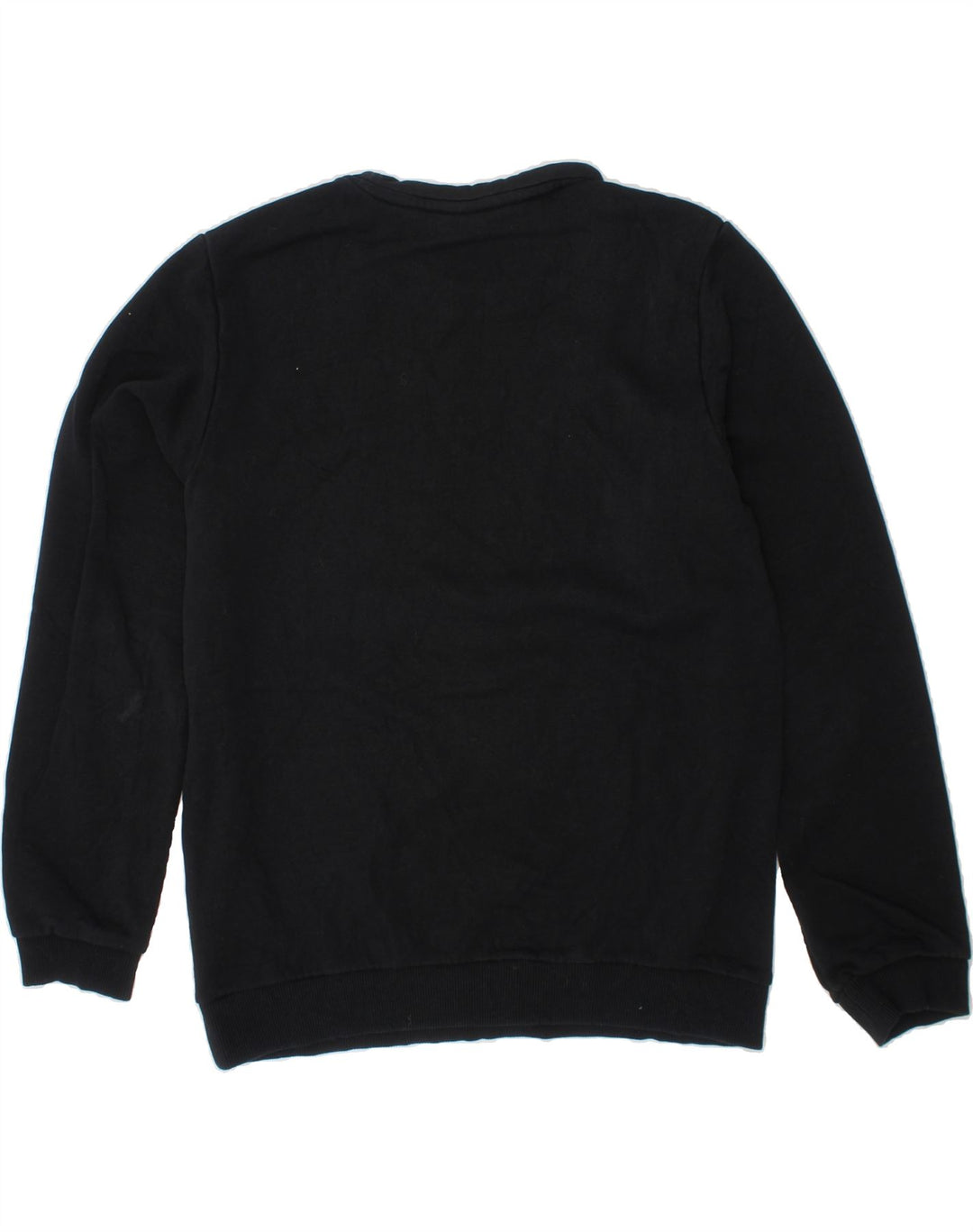 ADIDAS Boys Graphic Sweatshirt Jumper 11-12 Years Black Cotton Vintage Adidas and Second-Hand Adidas from Messina Hembry 