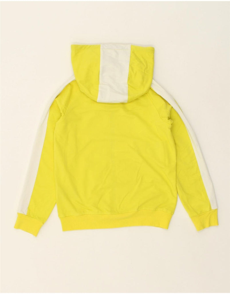 RICHMOND Boys Graphic Zip Hoodie Sweater 7-8 Years Yellow Cotton | Vintage Richmond | Thrift | Second-Hand Richmond | Used Clothing | Messina Hembry 
