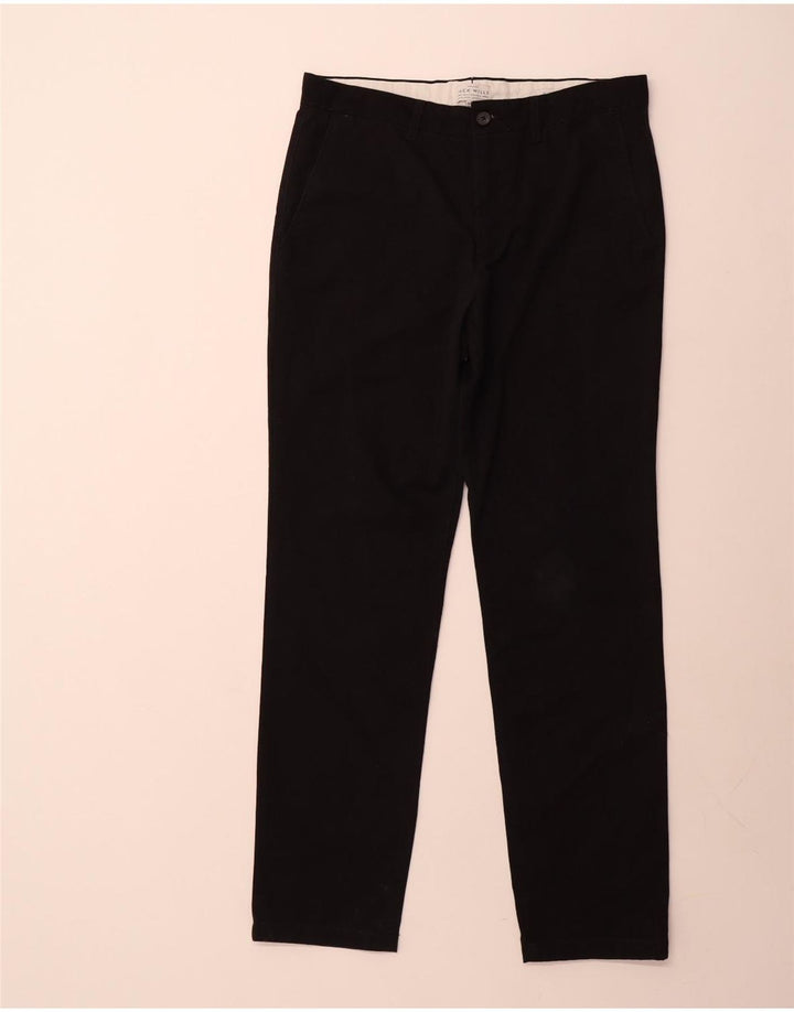 Jack Wills Mens Slim Chino Trousers W34 L32 Black Cotton
