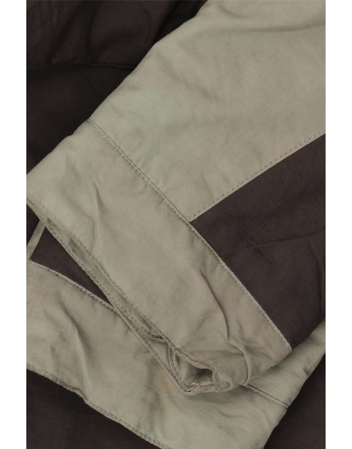 Quiksilver Mens Windbreaker Jacket UK 40 Large Grey Colourblock Polyester