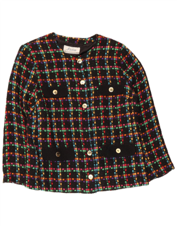 NADIA Womens 2 Piece Skirt Set UK 14 Medium W28  Multicoloured Check