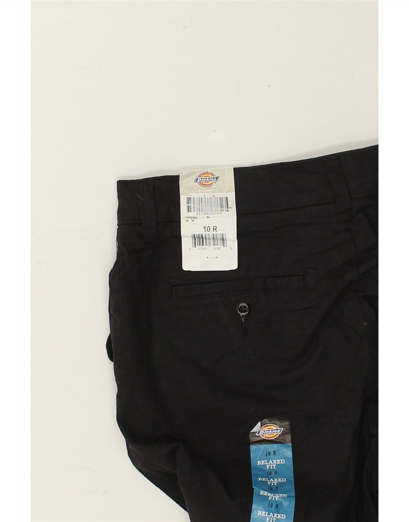 DICKIES Womens Relaxed Fit Chino Trousers US 10 Large W34 L32 Black Cotton | Vintage Dickies | Thrift | Second-Hand Dickies | Used Clothing | Messina Hembry 