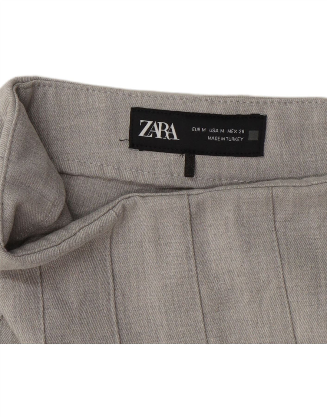 Zara Womens Skort Mini Skirt Medium W28 Grey