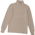 G-Star Mens Zip Top Long Sleeve Small Grey Flecked Cotton