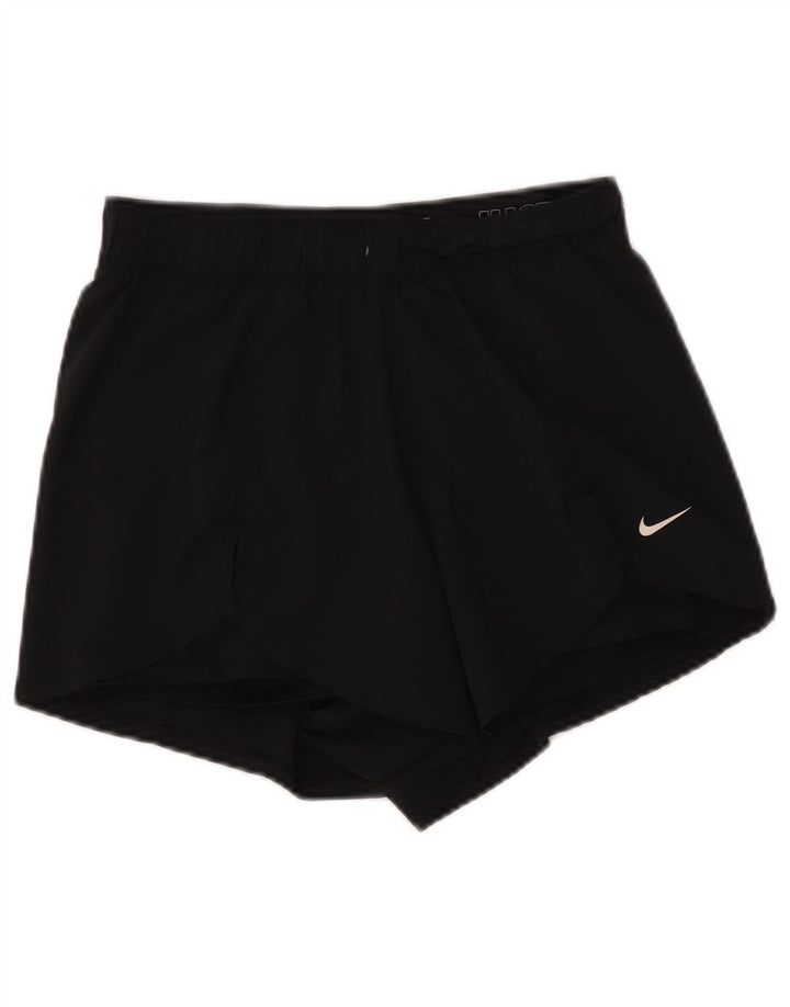 Nike Womens Sport Shorts UK 8 Small Black