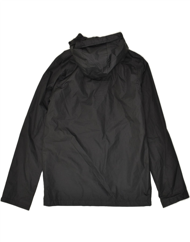 MOUNTAIN WAREHOUSE Boys Hooded Rain Jacket 12-13 Years Black Polyester | Vintage Mountain Warehouse | Thrift | Second-Hand Mountain Warehouse | Used Clothing | Messina Hembry 