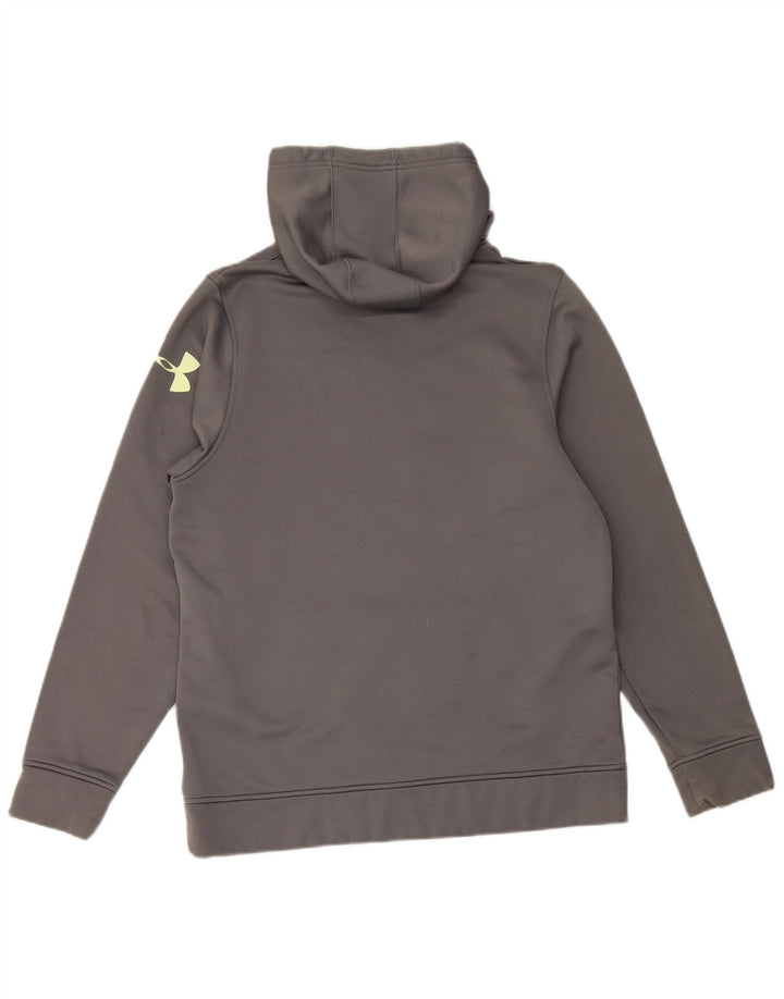 Under Armour Mens Graphic Hoodie Jumper Medium Grey