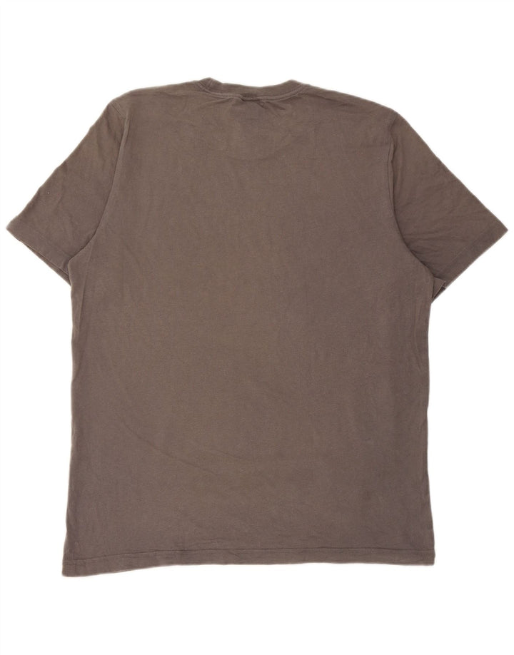 Adidas Mens Graphic T-Shirt Top Medium Grey Cotton