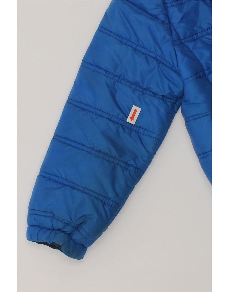 EDDIE BAUER Boys Hooded Padded Jacket 3-4 Years Blue Nylon | Vintage Eddie Bauer | Thrift | Second-Hand Eddie Bauer | Used Clothing | Messina Hembry 