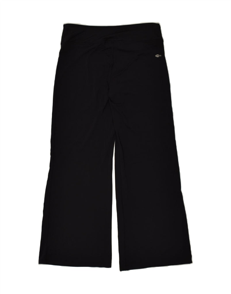 ADIDAS Womens Clima 365 Tracksuit Trousers UK 14 Large Black Polyamide | Vintage Adidas | Thrift | Second-Hand Adidas | Used Clothing | Messina Hembry 