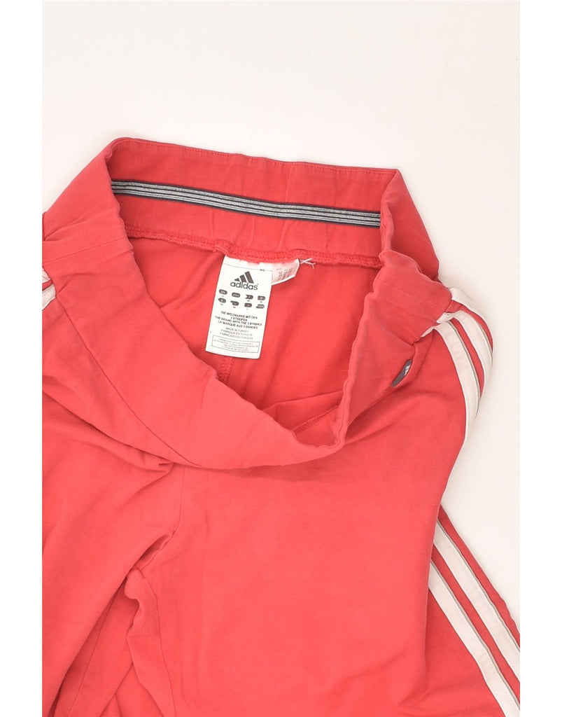 ADIDAS Womens Tracksuit Trousers UK 12 Medium Pink Cotton | Vintage Adidas | Thrift | Second-Hand Adidas | Used Clothing | Messina Hembry 