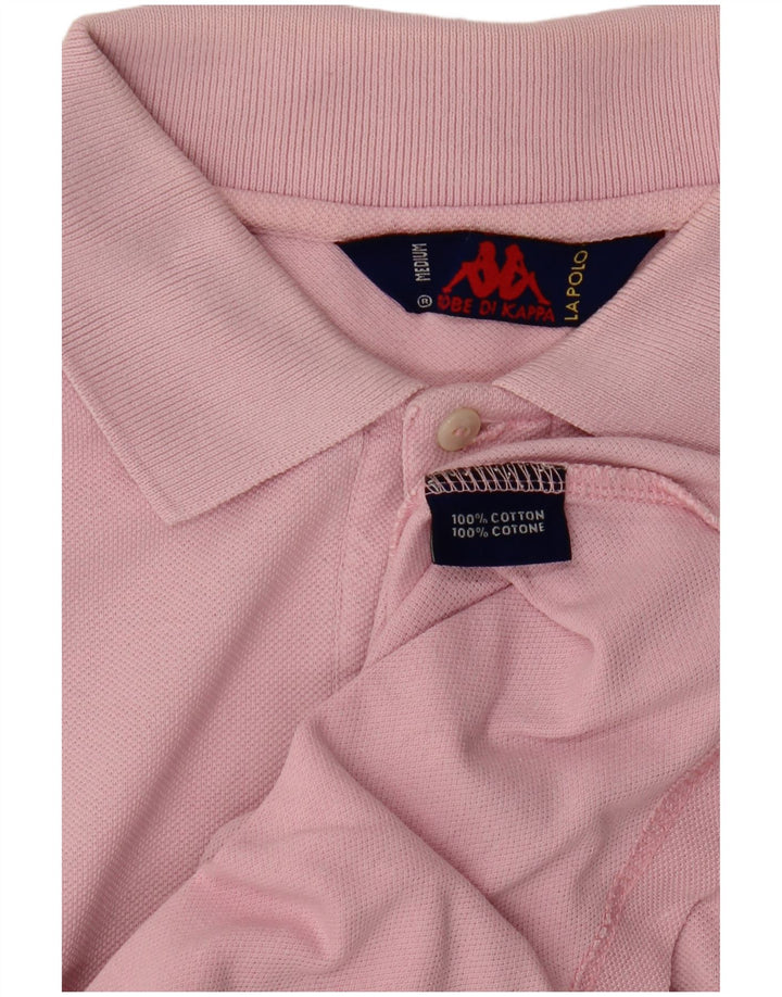KAPPA Mens Polo Shirt Medium Pink Cotton