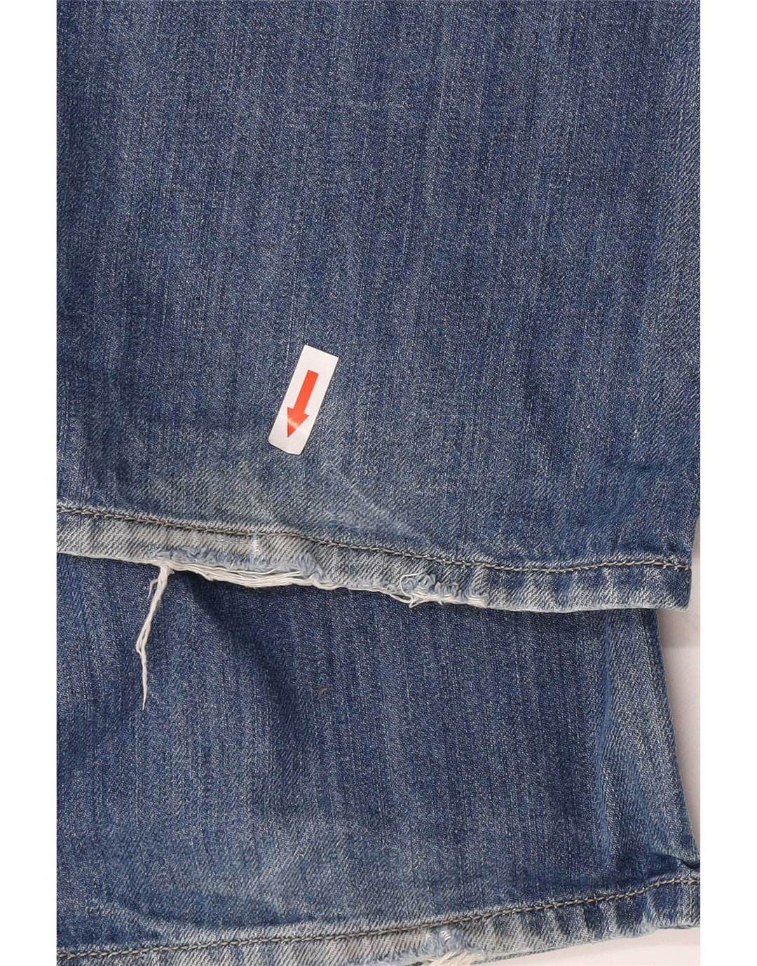 Diesel Mens Straight Jeans W34 L34 Blue Cotton