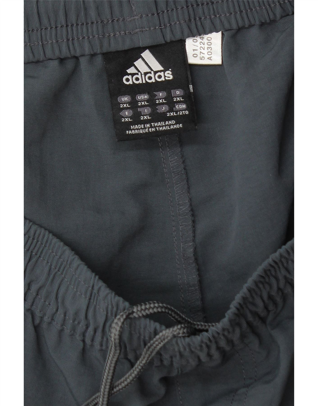 Adidas Mens Bermuda Sport Shorts 2XL  Grey Polyamide
