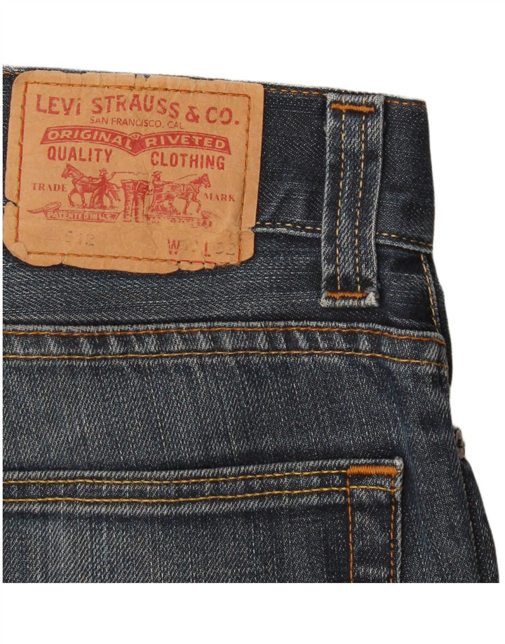 Levi's Womens 512 Bootcut Jeans W32 L32 Navy Blue