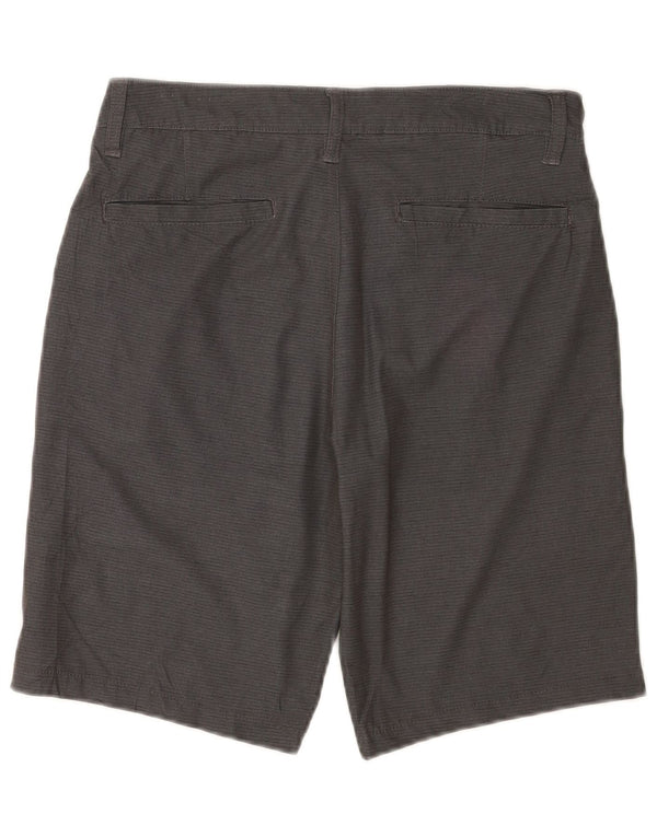 Hurley Mens Chino Shorts W28 Small Grey Polyester