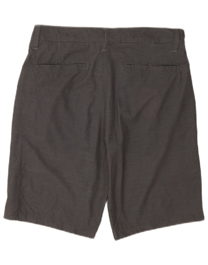 Hurley Mens Chino Shorts W28 Small Grey Polyester