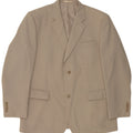 Vintage Mens 2 Button Blazer Jacket UK 44 2XL Grey Polyester