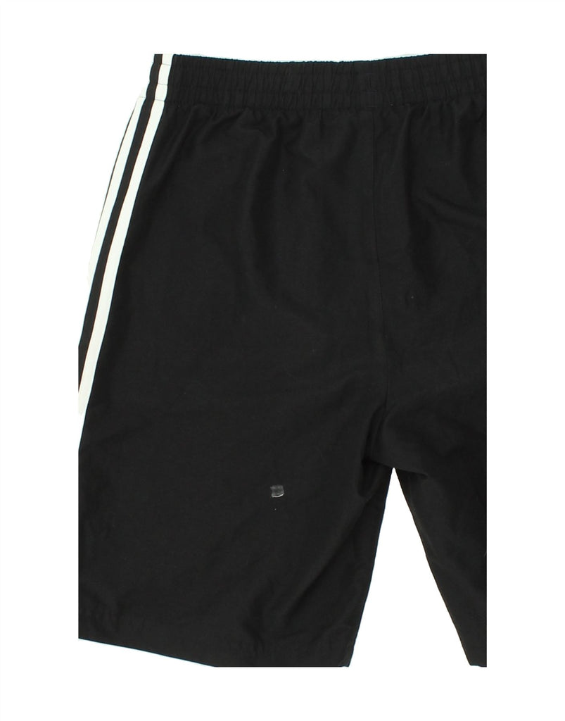 ADIDAS Boys Sport Shorts 13-14 Years Black Polyester | Vintage Adidas | Thrift | Second-Hand Adidas | Used Clothing | Messina Hembry 