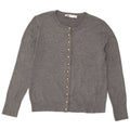 Zara Womens Cardigan Sweater UK 14 Large Grey Flecked Viscose
