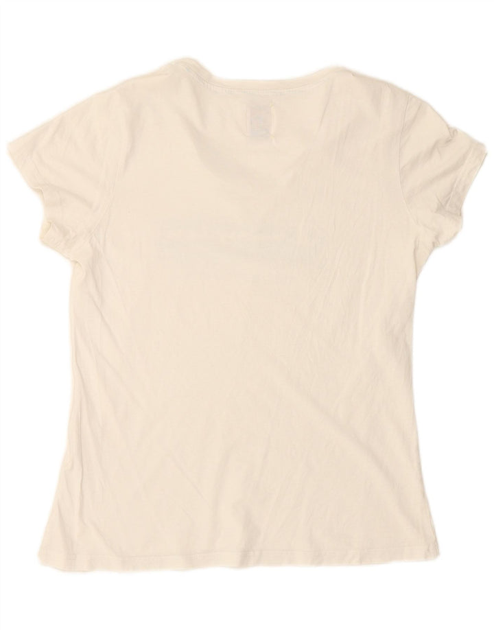 CHAMPION Womens Heritage Fit Graphic T-Shirt Top UK 18 XL White