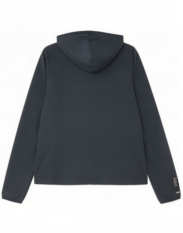 The North Face Womens Hooded Fleece Jacket UK 12 Medium Grey Polyester