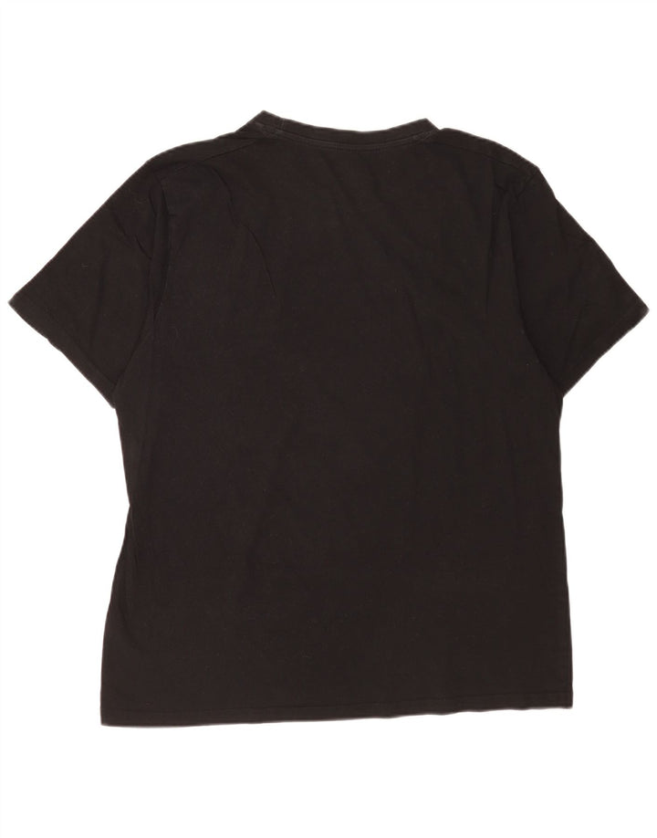 Ellesse Mens T-Shirt Top 2XL Black Cotton