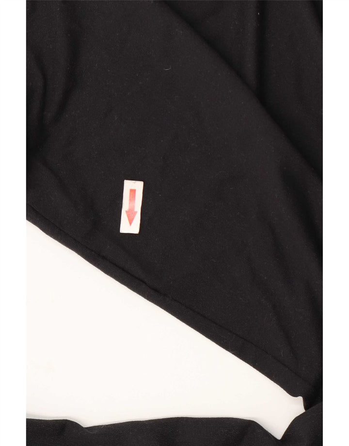 Calvin Klein Mens Zip Neck Pullover Tracksuit Top Small Navy Blue Polyester