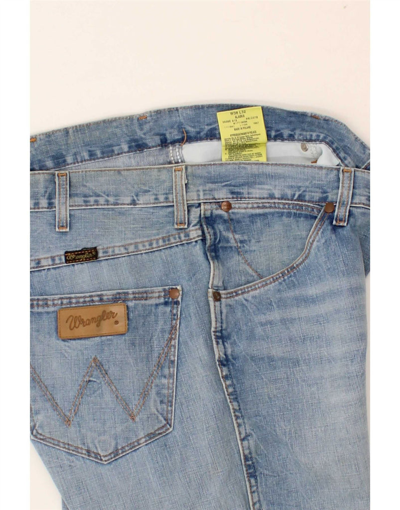 WRANGLER Mens Alaska Straight Jeans W38 L32  Blue Vintage Wrangler and Second-Hand Wrangler from Messina Hembry 