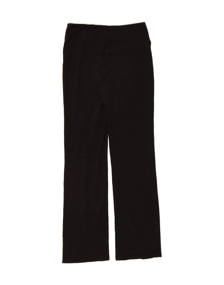 EDDIE BAUER Womens Tracksuit Trousers UK 12 Medium  Black Polyester Vintage Eddie Bauer and Second-Hand Eddie Bauer from Messina Hembry 