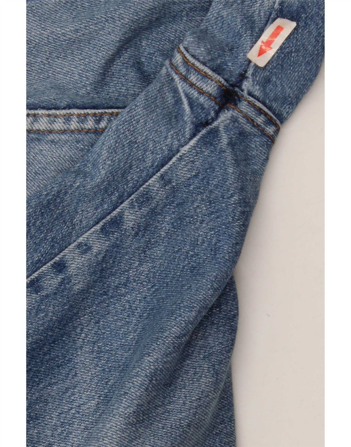 Wrangler Mens Texas Distressed Straight Jeans W36 L32 Blue Cotton