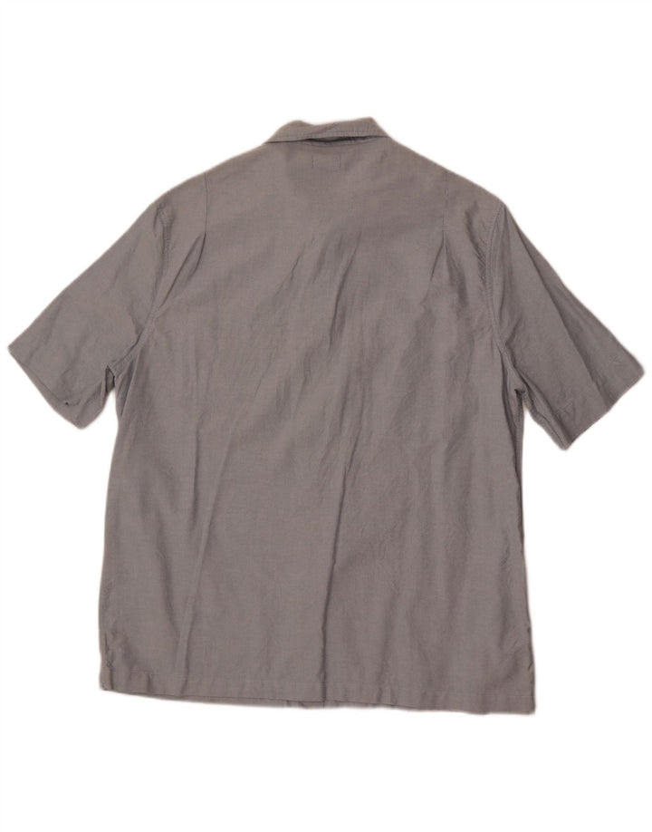 Levi's Mens Short Sleeve Shirt Large Blue Cotton